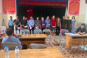 Hoạt động thiện nguyện giúp đỡ người dân Bắc Giang khắc phục hậu quả của mưa bão số 3 Yagi