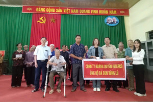 Hỗ trợ đồng bào bị lũ lụt do ảnh hưởng bão Bualoi và Matmo